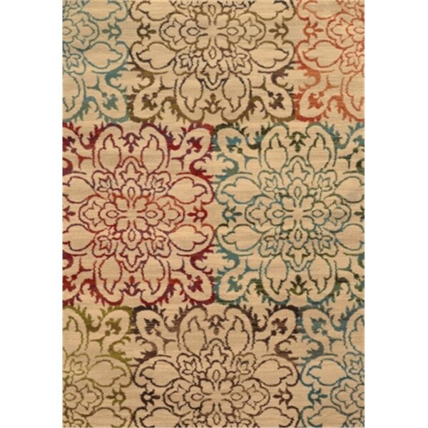 Sphinx By Oriental Weavers Oriental Weavers Emerson 4872A 10x13 Rectangle - Ivory/ Multi-Polypropylene E4872A305396ST - main